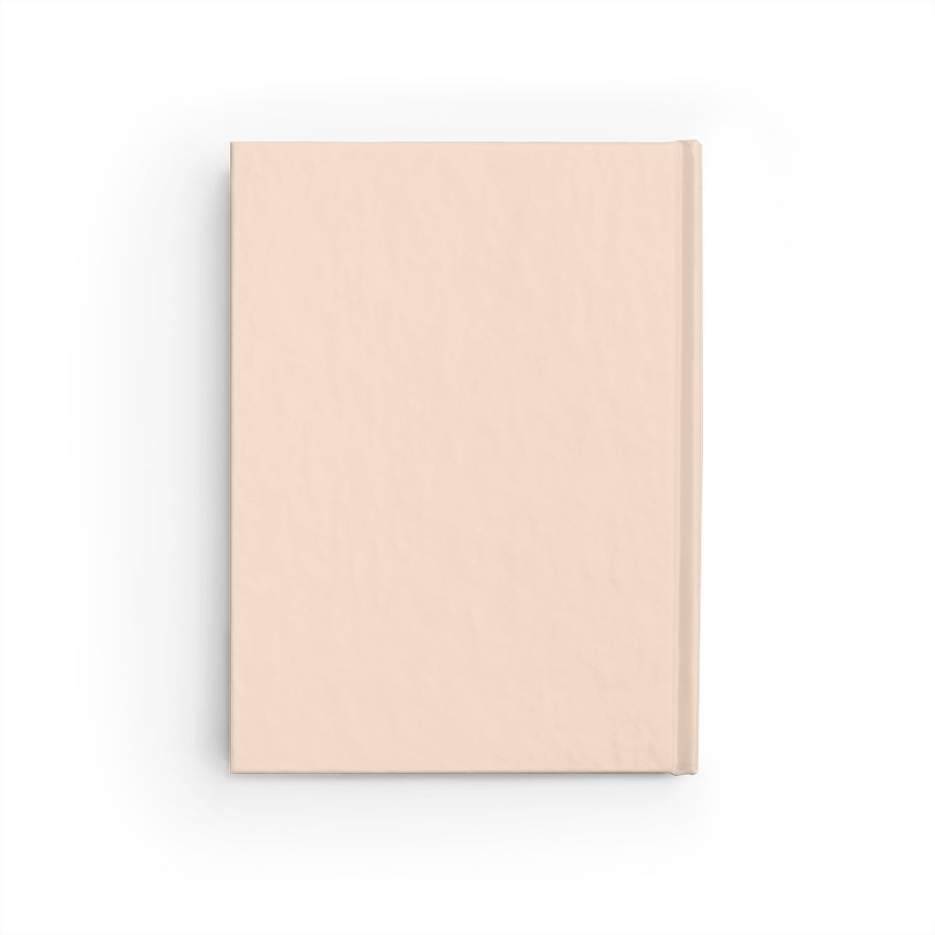 Meraki Paper - Light Salmon Ruled Line Hardcover Journal - Back View