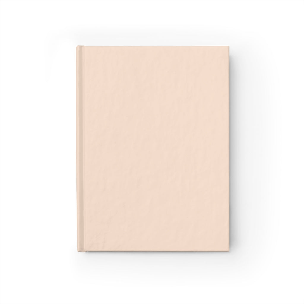 Meraki Paper - Light Salmon Ruled Line Hardcover Journal - Front View