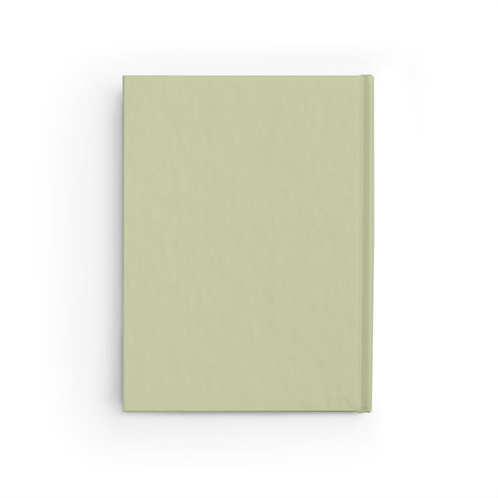 Meraki Paper - Olive Blank Journal - Back View