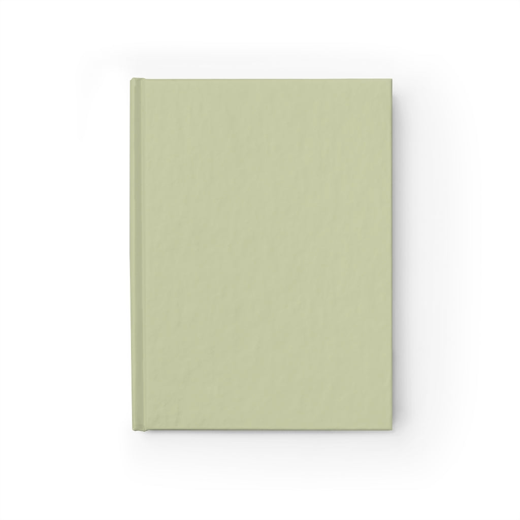 Meraki Paper - Olive Ruled Line Hardcover Journal - Front View