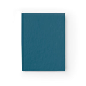 Meraki Paper - Peacock Ruled Line Hardcover Journal - Front View