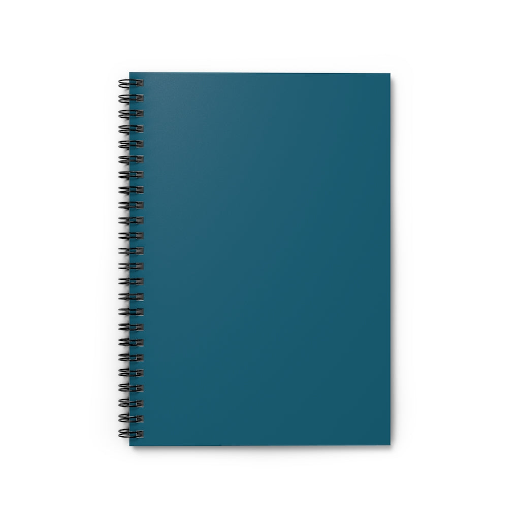 Meraki Paper - Peacock Spiral Notebook - Front View