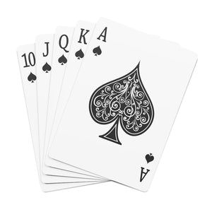 Meraki Paper - Poker Cards - Limes - Front View