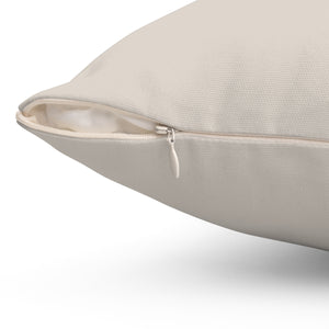 Meraki Paper - Polyester Square Holiday Pillowcase - Pinecone - Zipper