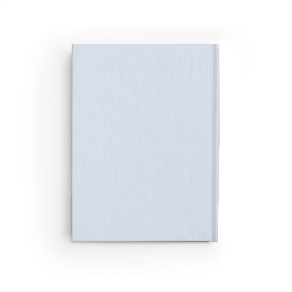 Meraki Paper - Powder Blue Ruled Line Hardcover Journal - Back View