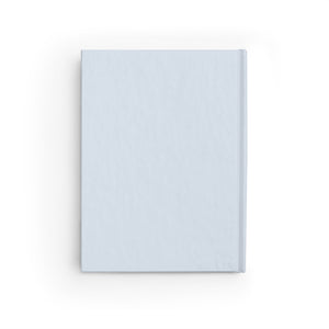 Meraki Paper - Powder Blue Ruled Line Hardcover Journal - Back View