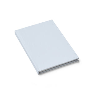 Meraki Paper - Powder Blue Ruled Line Hardcover Journal - Laid Flat