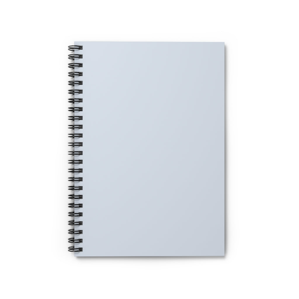 Meraki Paper - Powder Blue Spiral Notebook - Front View
