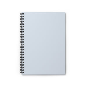 Meraki Paper - Powder Blue Spiral Notebook - Front View
