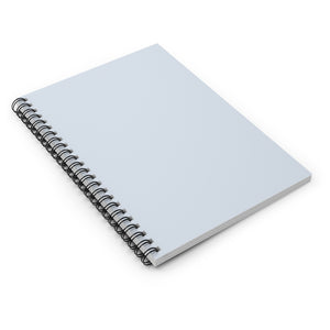 Meraki Paper - Powder Blue Spiral Notebook - Laid Flat