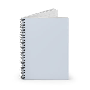 Meraki Paper - Powder Blue Spiral Notebook - Standing Up