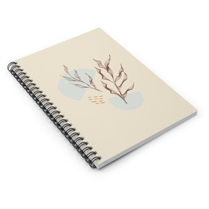 Meraki Paper - Saddle Leaves Spiral Notebook - Laid Flat