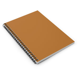 Meraki Paper - Terracotta Spiral Notebook - Laid Flat