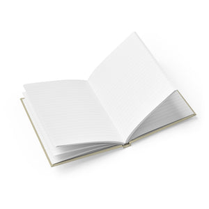 Meraki Paper - Wheat Ruled Line Hardcover Journal - Open
