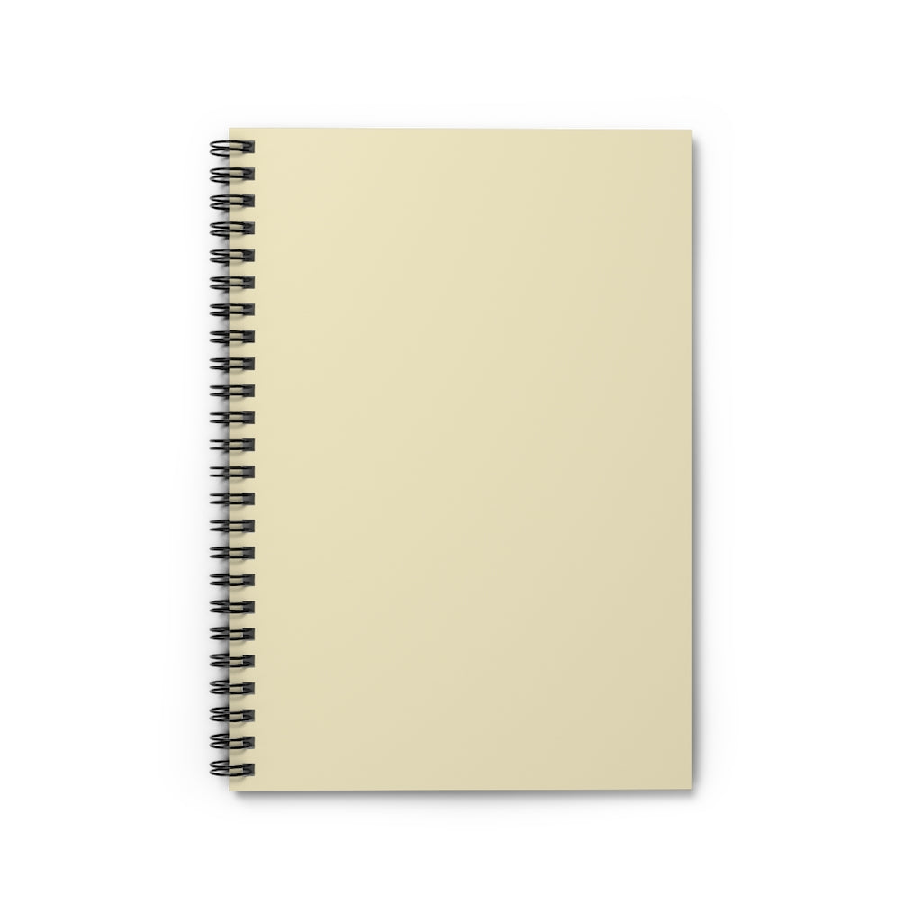 Meraki Paper - Wheat Spiral Notebook - Front View
