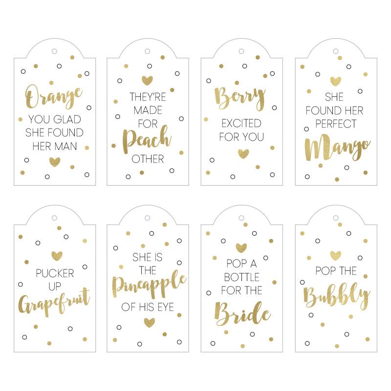 Mimosa Bar Kit - Classic - Tags