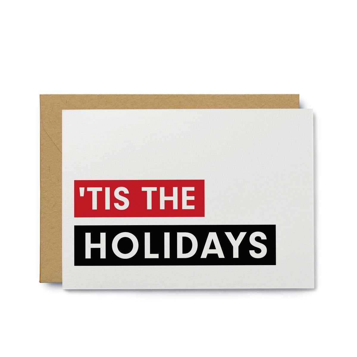 &#39;Tis the Holidays Greeting Card | Meraki Paper