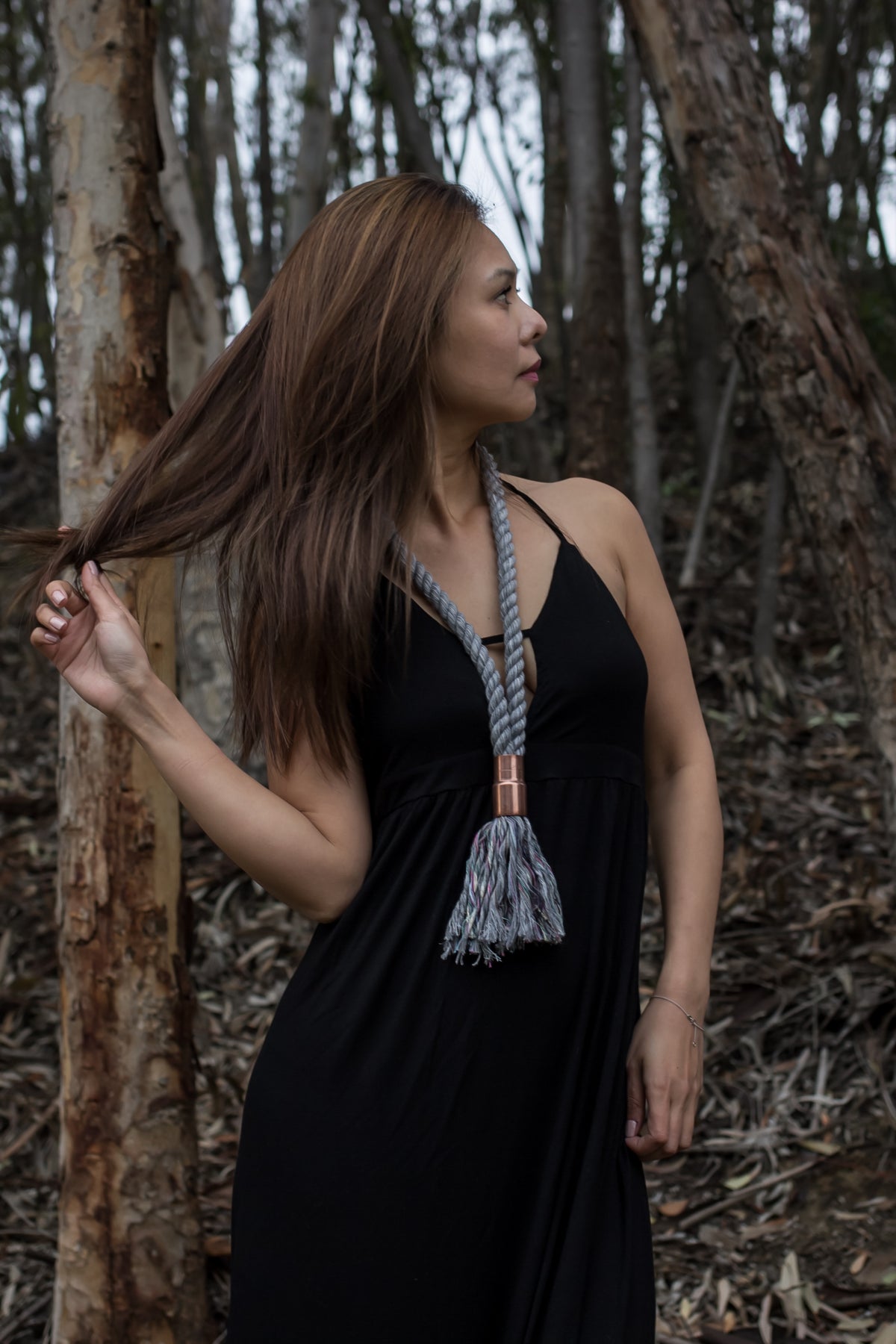 Moonlit Sky - Tassel Necklace