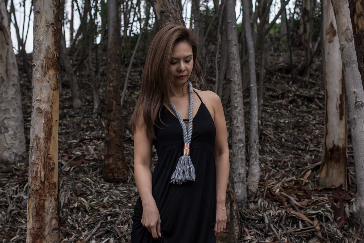 Midnight Sky - Tassel Necklace