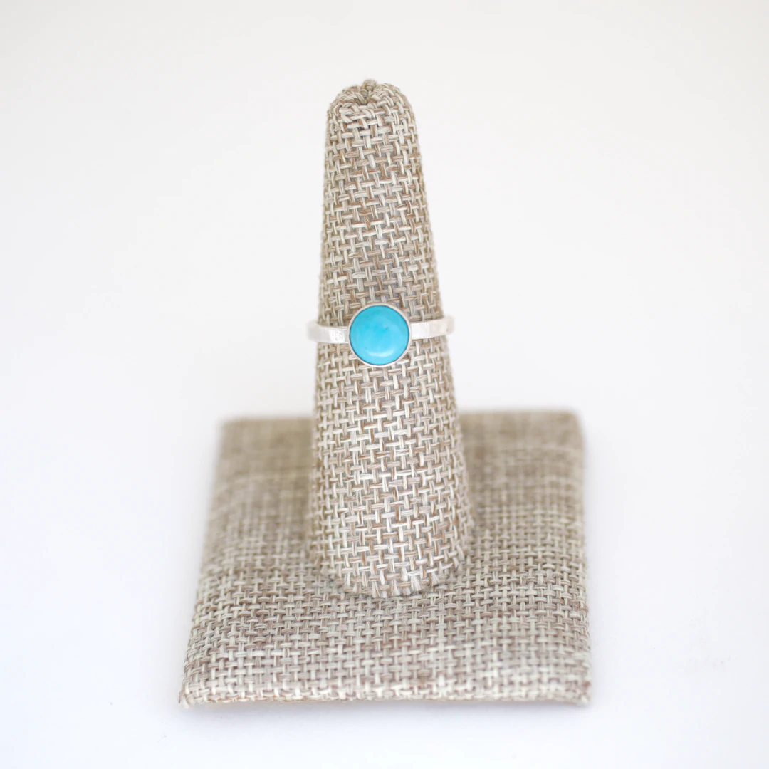 Gemstone Stacking Rings - Opal, Chrysoprase, Lapis, Malachite or Moonstone