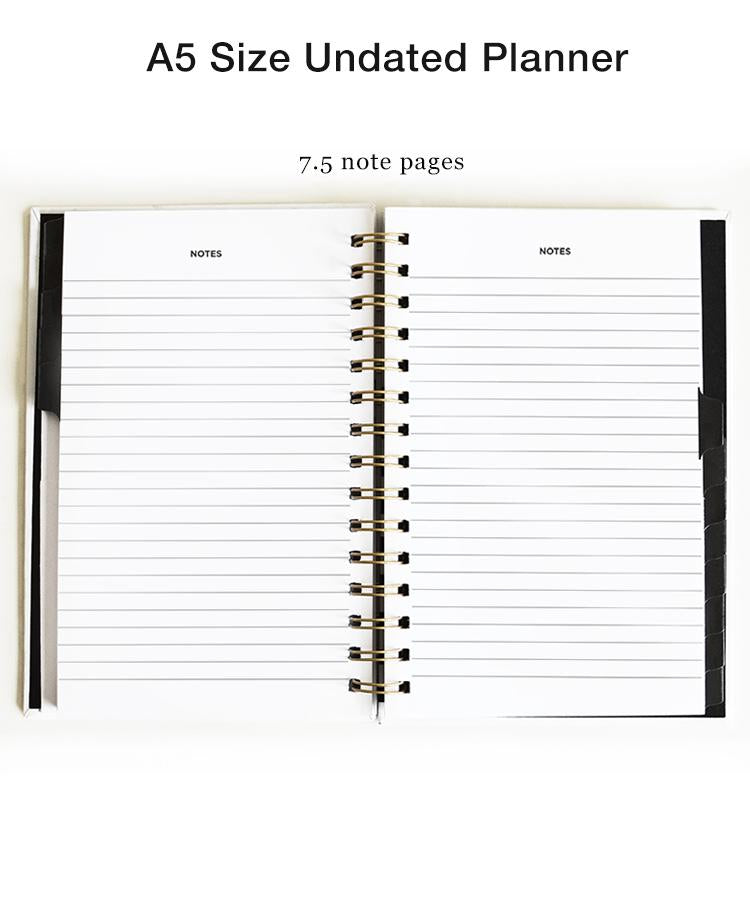 Weekly/Monthly Undated Planner - Lingerie | Meraki Paper