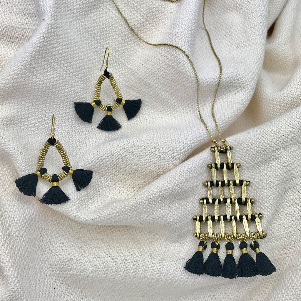 Nira Fringe Earrings