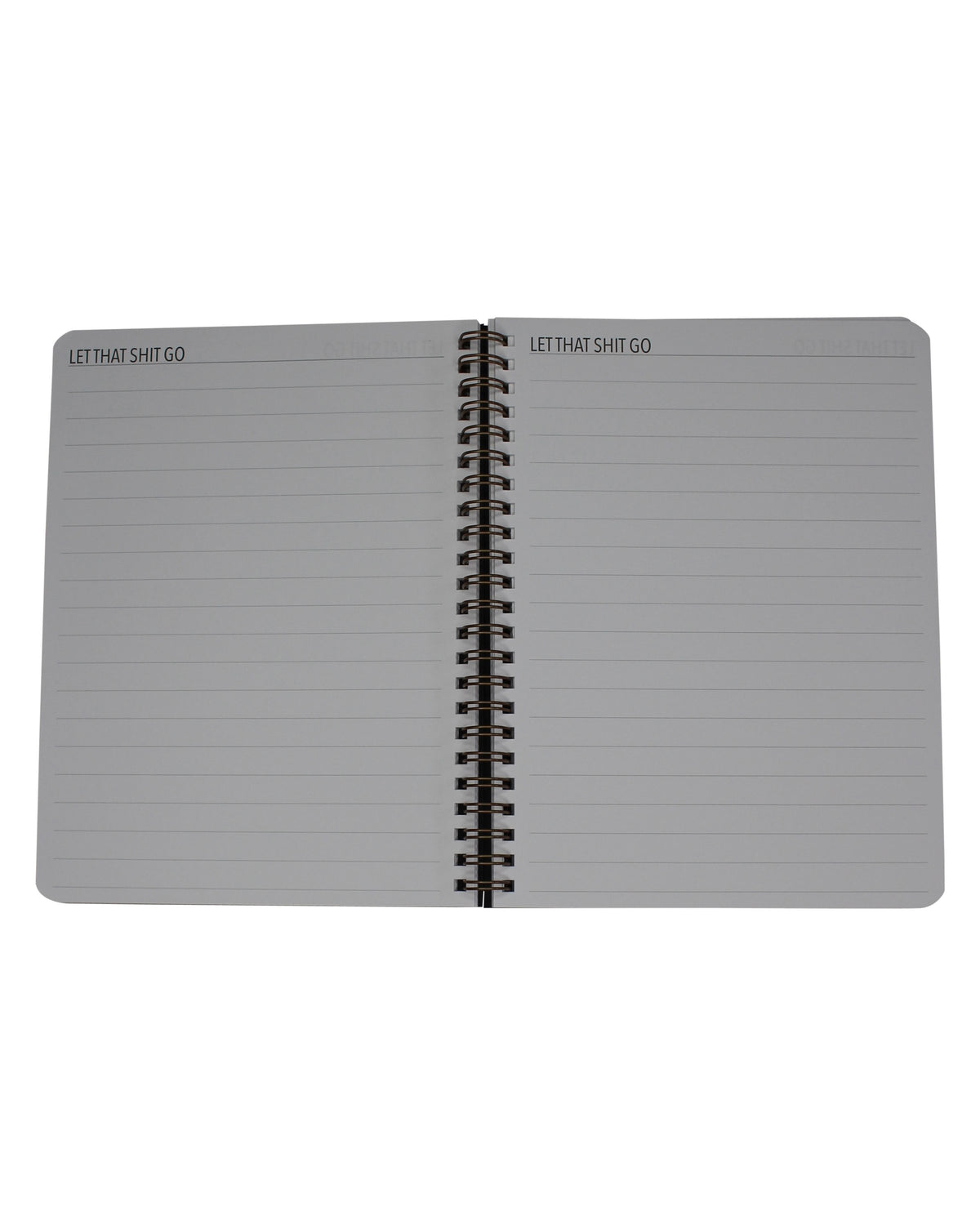 &quot;Let That Shit Go&quot; Wire Bound Journal