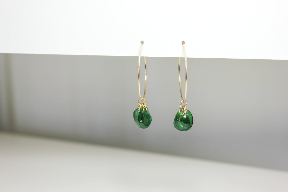 Emma Emerald Hoops