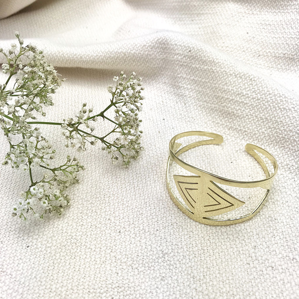 Chevron Cambodia Cuff
