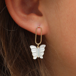 Indra Butterfly Link Earrings