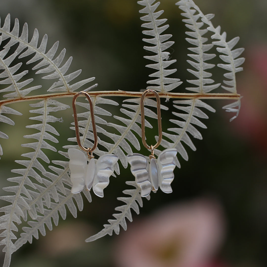 Indra Butterfly Link Earrings