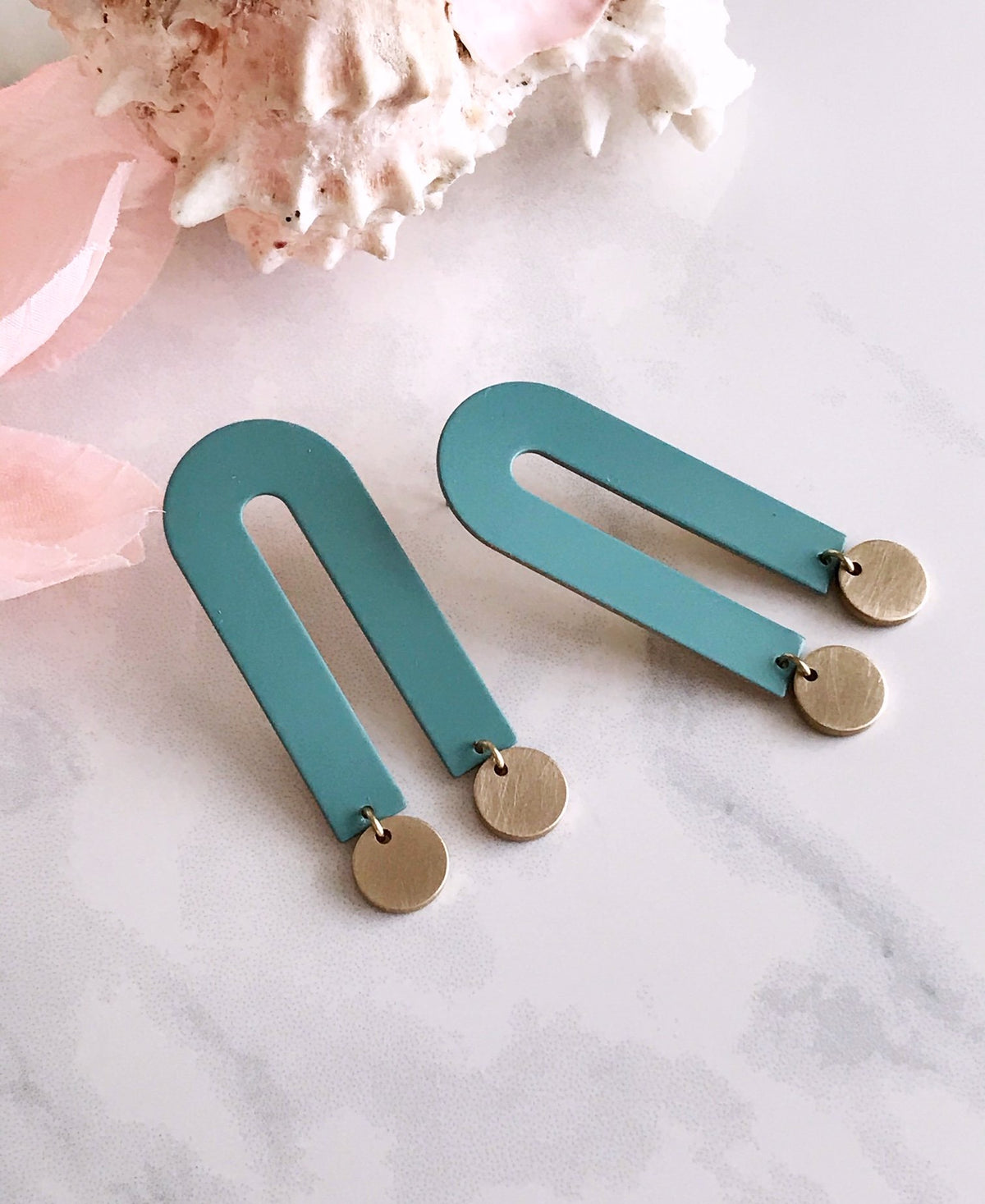 Arco Earrings - Sage