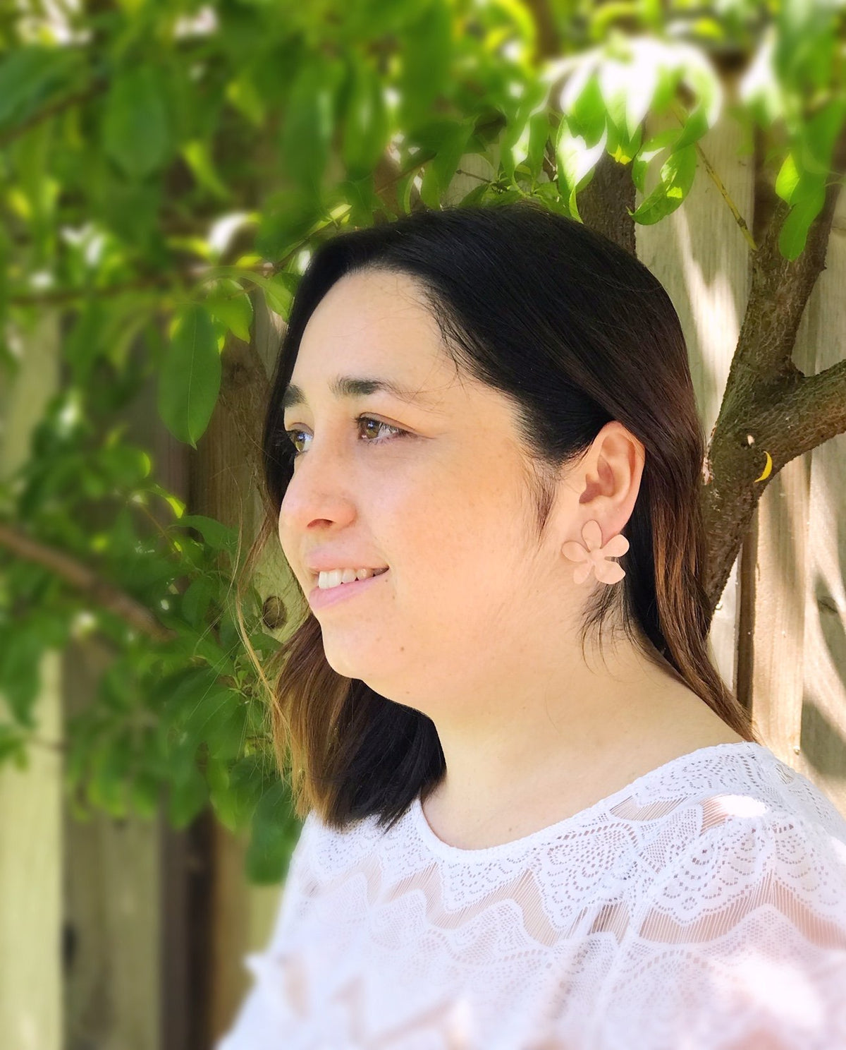 Daisy Earrings - Blush