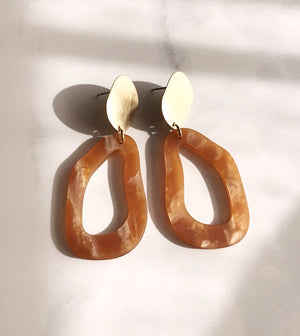 Dali Earrings - Caramel