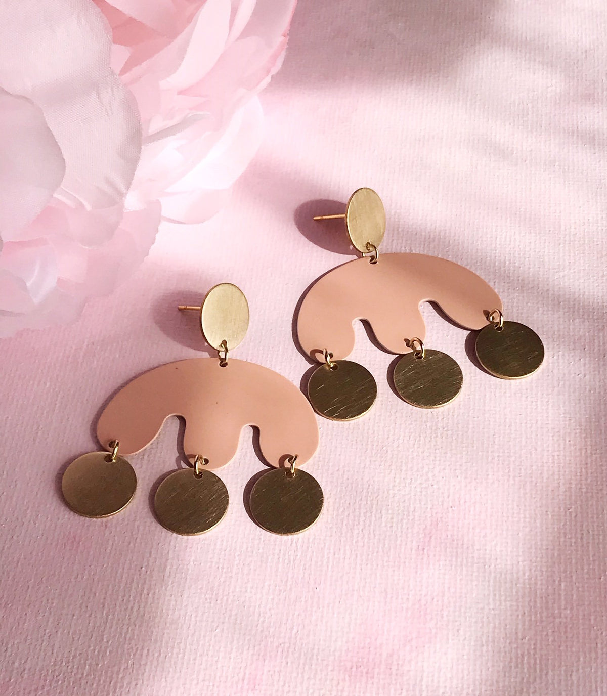 Emma Earrings - Blush