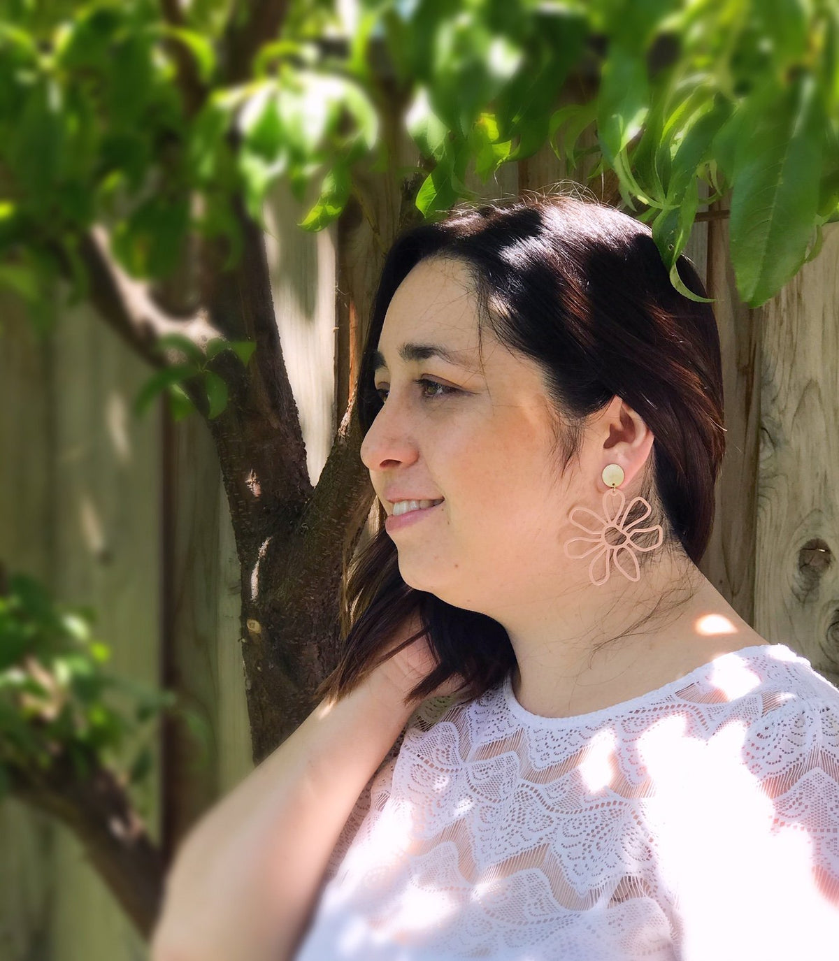 Flower Power Earrings - Blush