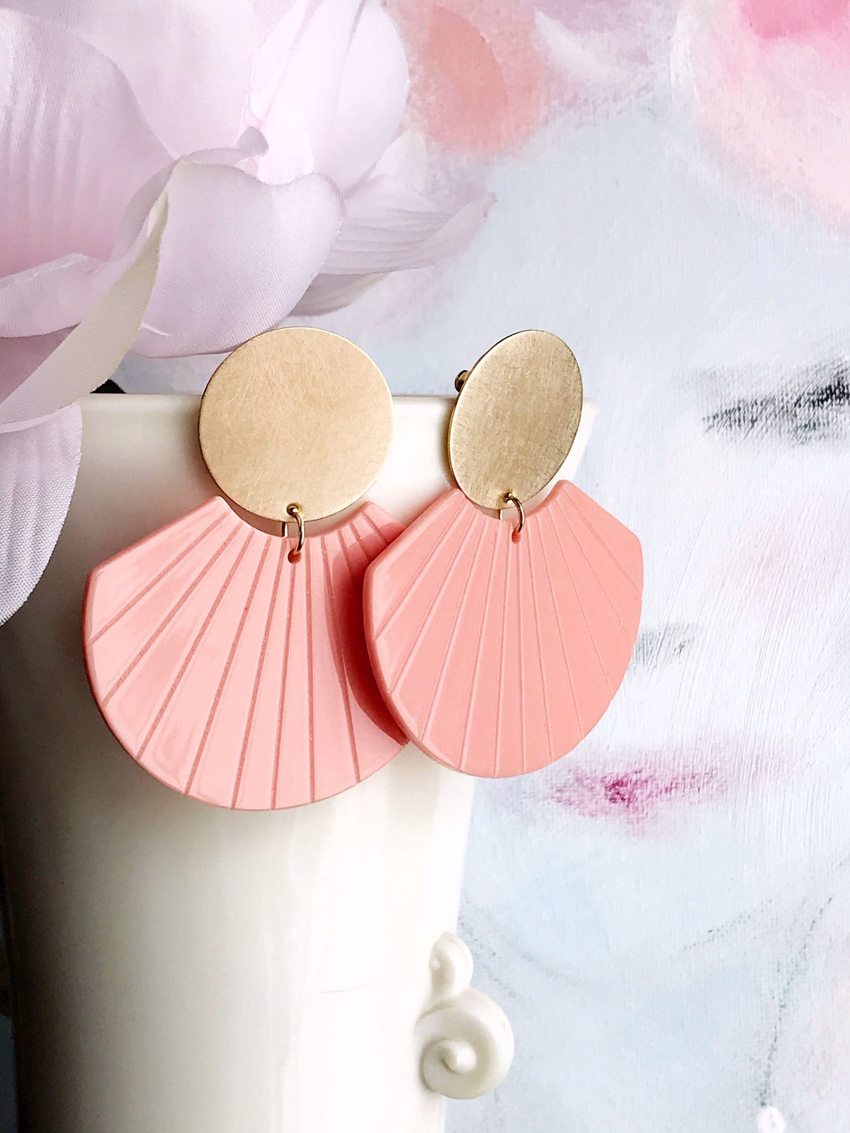 Kyoto Earrings - Blush