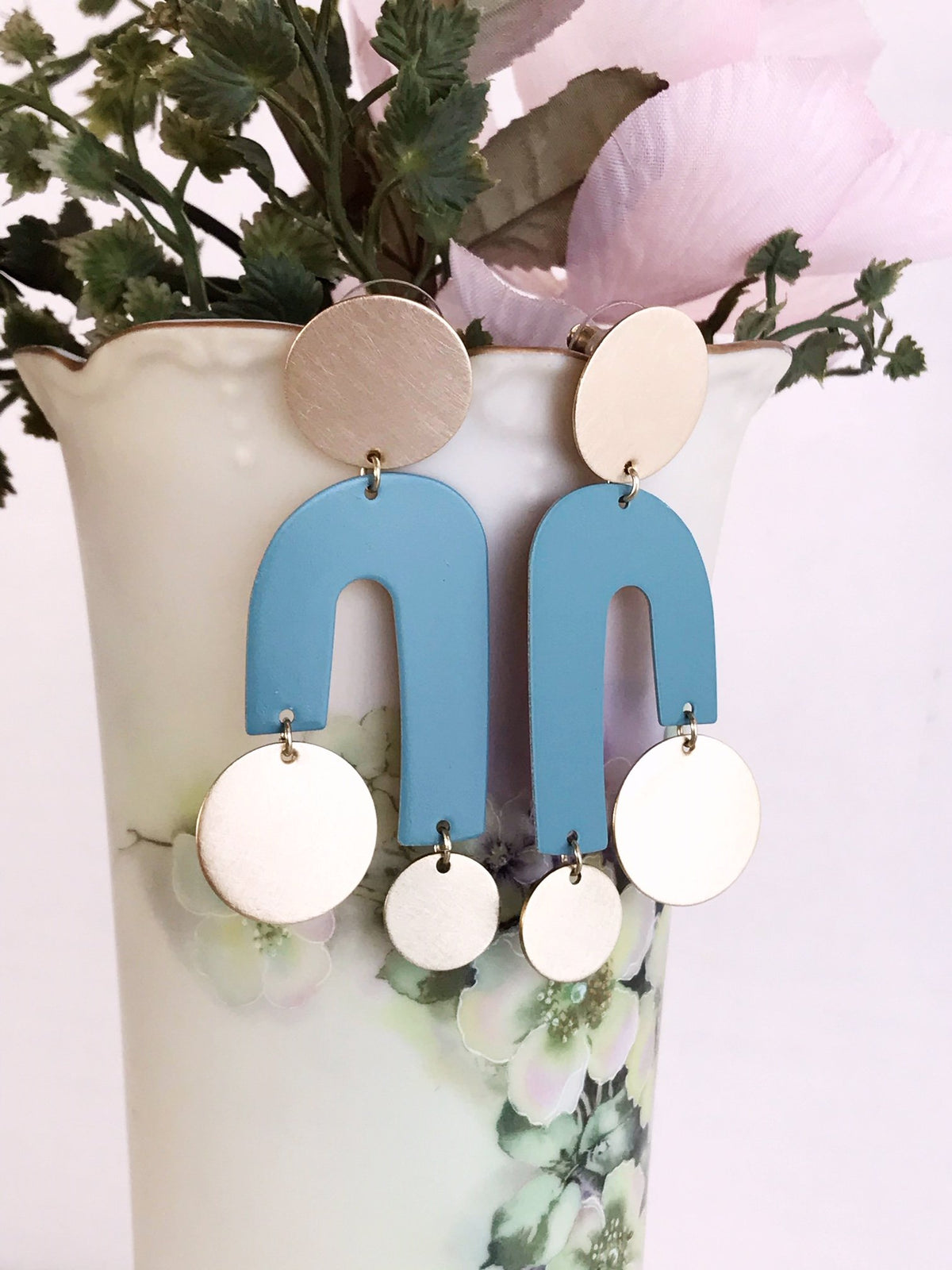 Manhattan Earrings - Sage