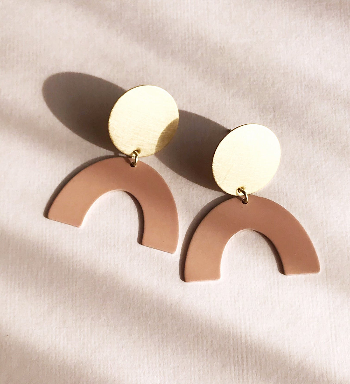 Moon Rising Earrings - Blush