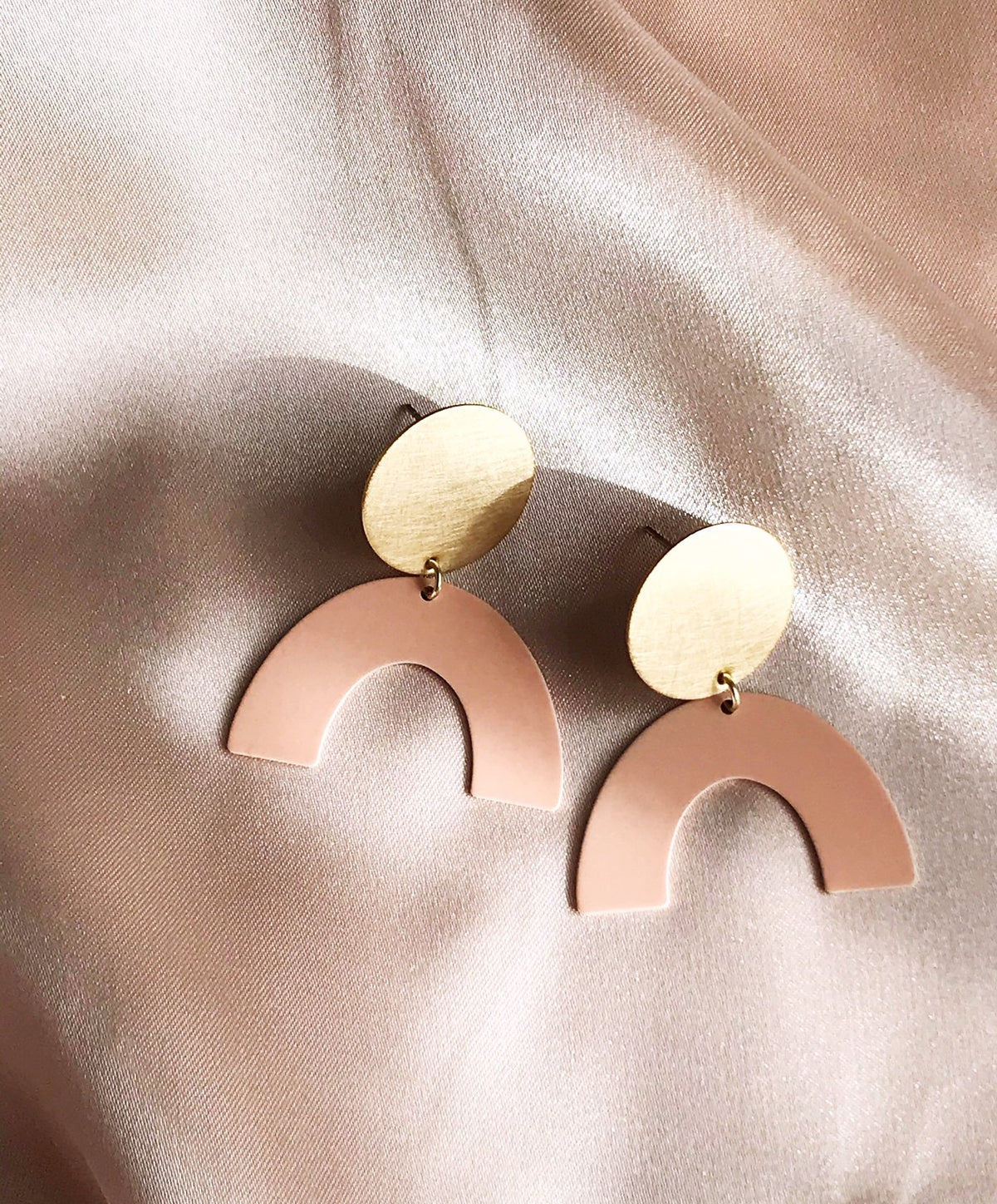 Moon Rising Earrings - Blush