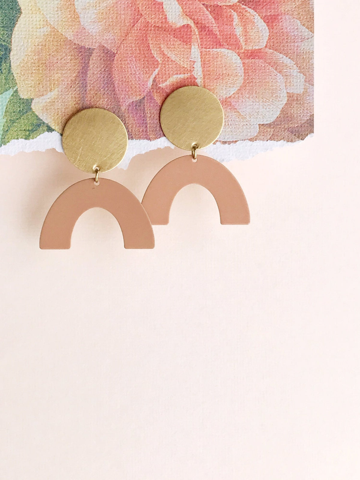 Moon Rising Earrings - Blush