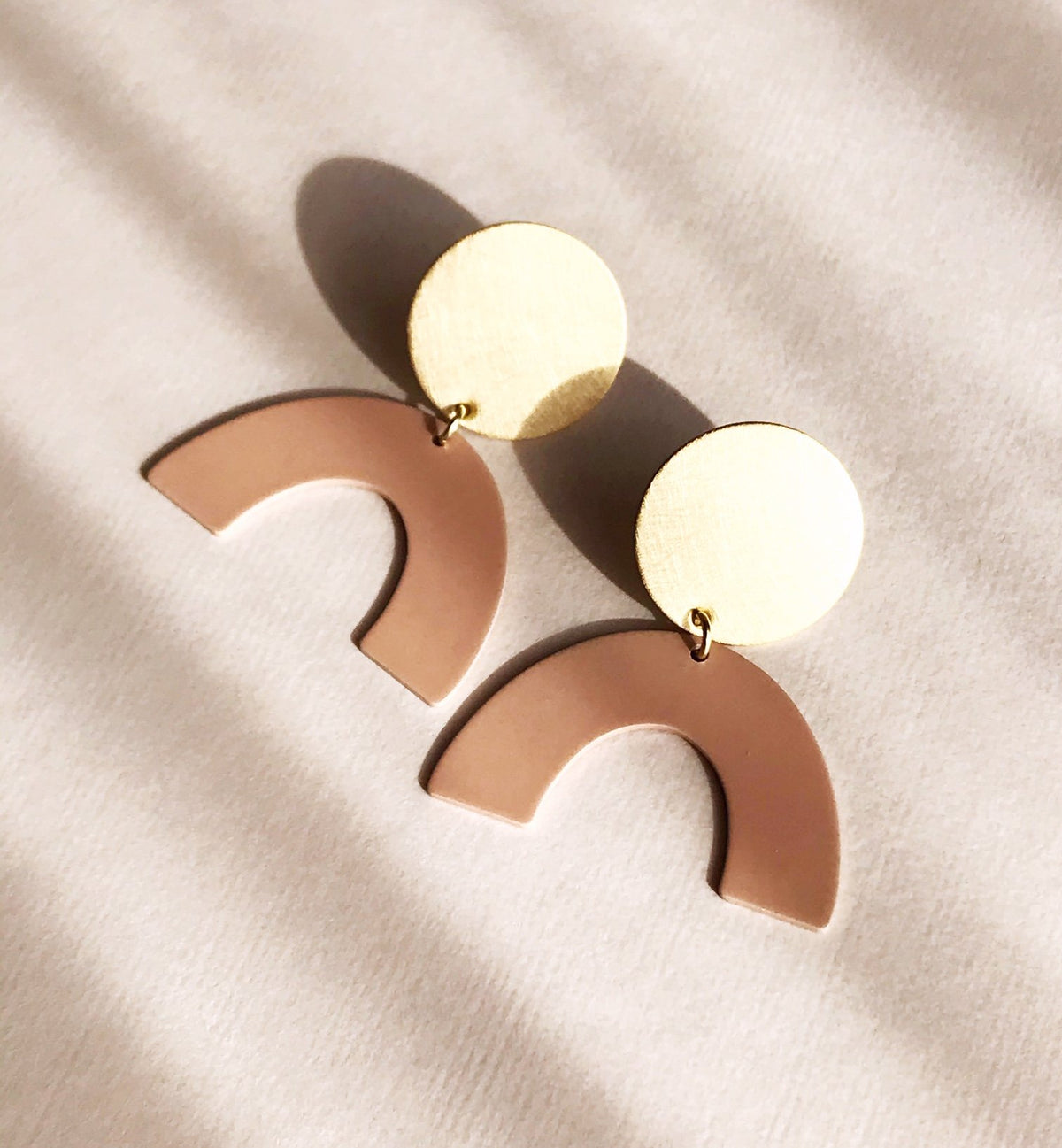 Moon Rising Earrings - Blush